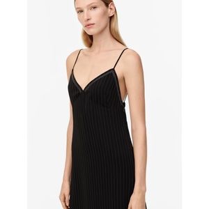 Zara Limited Edition Pinstripe Slip Dress